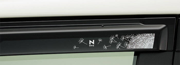 HONDA ホンダ 純正 NONE N-ONE エヌワン デカール ドアバイザー 用 フラフ 2017.6〜仕様変更 08F30-T4G-A00A