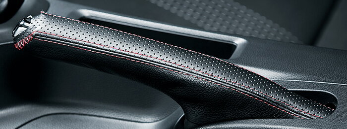 HONDA ホンダ S660 ホンダ純正 サイドブレーキカバー ブラック×レッドステッチ [2016.8〜次モデル][ 08F58-TDJ-010 ](2.0)