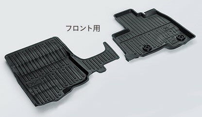 HONDA ホンダ 純正 NBOX/ N-BOX/ NBOXスラッシュ ラバーマット サウンドマッピングシステム装備無し車用 2017.1〜仕様変更 08P18-TDE-010 || フロアマット ゴムマット ゴム ラバー 樹脂 マット 床 車 防水 JF1 JF2 N-BOXスラッシュ 車種別 カーマット 交換 フロア カー