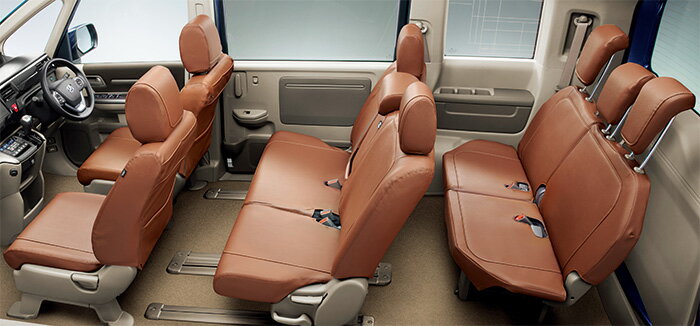 HONDA ホンダ 純正 STEPWGN ステップワゴン シートカバー ブラウン/2列目キャプテンシート用 2017.9〜仕様変更 08P93-E8P-021