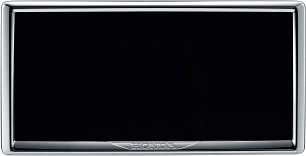 HONDA ホンダ 純正 ライセンスフレーム（フロント・リア用）＋ナンバープレートロックボルト（ロゴステッカー付）のセット メッキタイプ 08Z01-PS5-001F | CIVIC TYPER シビック タイプR FL5 ホンダ純正 honda純正 ナンバーフレーム