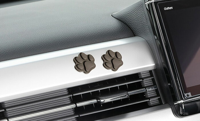 HONDA ホンダ 純正 ペットインテリアステッカー 肉球 08Z41-PP2-B01 | STEP WGN ステップワゴン RP6 RP7 E:HEV ハイブリッド RP8 ペットインテリアステッカー 肉球 ステッカー シール 2個セット シリコン製 カスタム 車 車用品 内装 パーツ わんこ ペット用品 カー用品