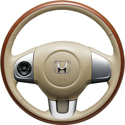 HONDA ホンダ NBOX+ N-BOX＋ plus エヌボックスプラス ホンダ 純正 ウッディテイストパッケージ ステアリングガーニッシュ装備無し車用（ベージュ） 2012.12〜2013.11