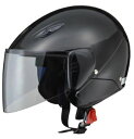 LEAD リード工業 SERIO RE-35 セミジェットヘルメット ブラック | ジェット ヘルメット ヘルメ バイク 原付 メンズ レディース シールド か...
