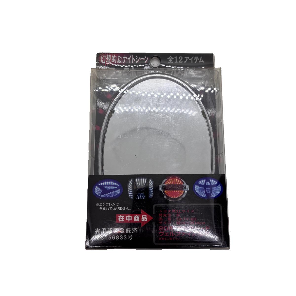 TOYOTA �g���^ LED 3D �u���b�N�z�[�� �G���u���� S�T�C�Y M�T�C�Y ���b�h �u���[