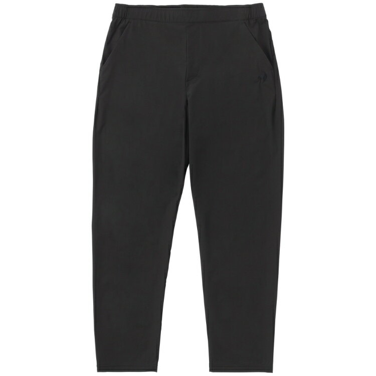 楽天SIMONS STOREle coq sportif ルコック AIR STYLISH PANTS ブラック L QMMVJD30 BK | スポーツ スポーツ用品 メンズ 男性 ボトムス ズボン ロングパンツ エアスタイリッシュ テーパード はっ水 ストレッチ ジョギング ウォーキング ゴム入り 紐付き ポケット ロゴ ブラック L