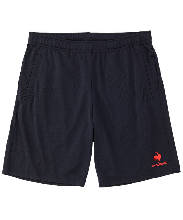 le coq sportif ルコック エコペットハーフパンツ ネイビー L QMMTJD20Z NVY | スポーツ メンズ 男性 半ズボン ハーフパンツ スウェット 吸汗速乾性 マルチスポーツ ランニング ジョギング ジムトレーニング 素早く乾く ポケット付き サイズ調整可能