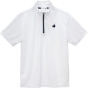 le coq sportif ルコック エコペットハーフジップシャツ ホワイト L LT5SHTZ2M WH00 | スポーツ用品 ウエア トップス ハーフスリ...
