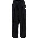 le coq sportif ルコック 接触冷感ウーブンワイドパンツ ブラック L LT5SLP31L BK00 | スポーツ用品 ウエア ボトムス パンツ ズ...