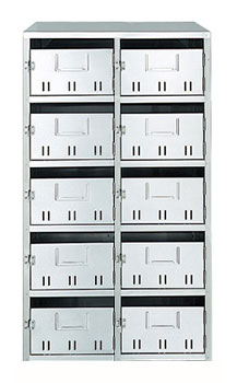 NASTA ナスタ ポスト 公団タイプ 10戸用 858×495.4×301.4 KS-MB10SH | KS-MB10SH シリーズ メール便 は..