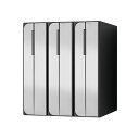 NASTA ナスタ ポスト D-ALL 3戸 シリンダー錠 ステンレスヘアーライン 300×360×335.8 KS-MB3102PU-3-CT-S | KS-...