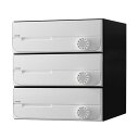 NASTA ナスタ ポスト D-ALL 3戸 可変ダイヤル錠 ホワイト 300×280×407.3 KS-MB5002PU-3LK-W | KS-MB5002P...