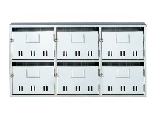 NASTA ナスタ ポスト 公団タイプ 6戸用 514×973.4×141.4 KS-MB6SA | KS-MB6SA シリーズ メール便 はが..