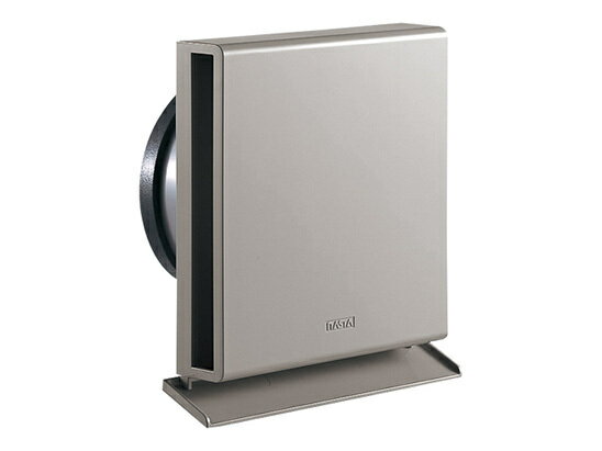 NASTA ナスタ 屋外換気口 樹脂 スリムタイプ 防火ダンパー付 直径100用 シリーズ シャンパングレー 適..