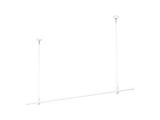 NASTA ナスタ 屋内物干 天井取付タイプ／物干竿 1.5m付 ロング シリーズ ホワイト KS-DAS106L | 物干竿..