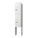 NASTA ナスタ 宅配ボックス REGULAR ボックス本体2台ポール付セット ホワイト KS-GP12AKT-T24-2-TW | KS-GP12AKT シ...