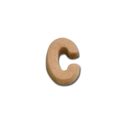 【条件付き送料無料】 テラコッタアルファベット C BN テラコッタ H5cm | テラコッタ アルファベット パーツ DIY おしゃれ カワイイ 華やか 英語 文字 ディスプレイ 飾り 女子力 素敵 ナチュラル ガーデン 花壇 表札 ボード プレート ゆるふわ