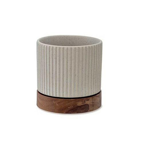 ポッシュリビング タイディポット グレー 30773 | 植木鉢 植木ポット フラワーポット 花 鉢 観葉植物 多肉植物 サボテン インテリア おしゃれ 鉢