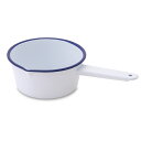 ポッシュリビング POMEL ソースパン ブルー 540WL | ソースパン ホウロウ ほうろう 琺瑯 白 キッチン キッチン雑貨 ナチュラル 北欧 雑貨 アン...