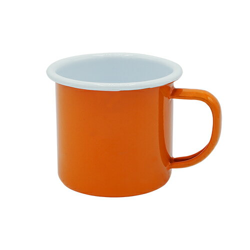 ポッシュリビング POMEL マグカップL オレンジ 63965 | ホーローマグカップ コップ 琺瑯 ほうろう 食器 コーヒー 紅茶 ティータイム おしゃれ レトロ キッチン インテリア 雑貨 ギフト おすすめ