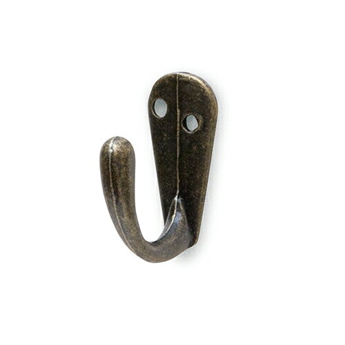 ポッシュリビング フック B 62145 | フック 壁掛け 帽子用フック ブラウン アンティーク風 レトロ インテリア雑貨 ホルダー 壁面 玄関 キッチン 洗面所 トイレ