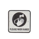 ポッシュリビング アイアンプレート WASH HANDS 63419 | 手洗い プレート インテリア 小物 ナチュラル かわいい オシャレ DIY 雑貨 セーフティサイン(3)