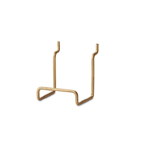 ポッシュリビング スタンドフック S アンティークゴールド 63469 | スタンドフック フック 商品陳列 壁面収納 DIY 有孔ボード パーツ 吊り下げ 壁面 棚 ディスプレイ 収納 小物掛け 金具 おしゃれ インテリア