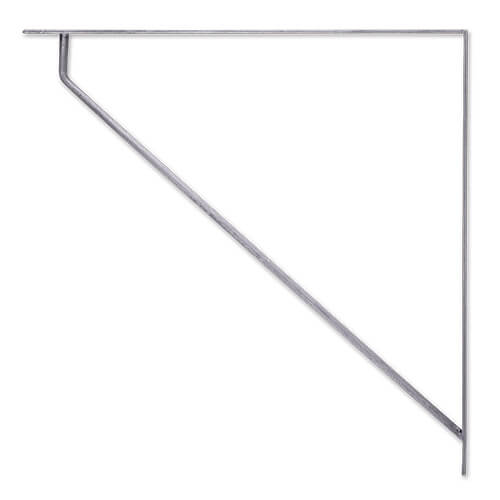 ポッシュリビング ブラケット LL シルバー 63695 | 棚受け シェルフ 棚 収納棚 壁掛け 飾り棚 ディスプ..