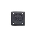 ポッシュリビング サインプレート PULL 63841 | アプレートトイレ デザイン マイホーム 業務用 扉 部屋 ドアノブ す 引く PULL真鍮 ブラック