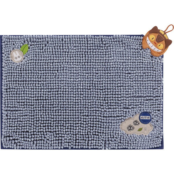 となりのトトロ もこもこモールシリーズ フリーマット もこもこネコバス 656116 | 25-0147-107 日用品 日用雑貨 生活用品 雑貨 お風呂 洗面所 マット バスマット プレゼント ギフト 家庭洗濯可 おしゃれ すべりにくい加工 抗菌 防臭 吸水 化粧箱入
