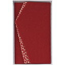 小花エステルちりめん金封ふくさ エンジ 681-4 | 23-0170-080 冠婚葬祭 仏具 雑貨 文具 文房具 小物 ふくさ 持ち運び ちりめん ちりめん生...