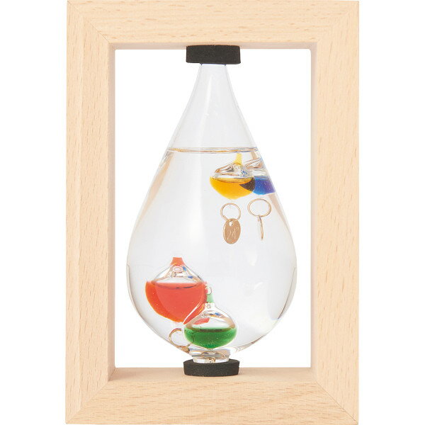 ガラスフロート温度計(しずくフレーム付) 333-213 | 23-0282-076 インテリア 小物 グッズ アイテム 雑貨 温度計 計測 ガラス ツール マルチ 万能 便利 贈答品 贈り物 お祝い ギフト プレゼント