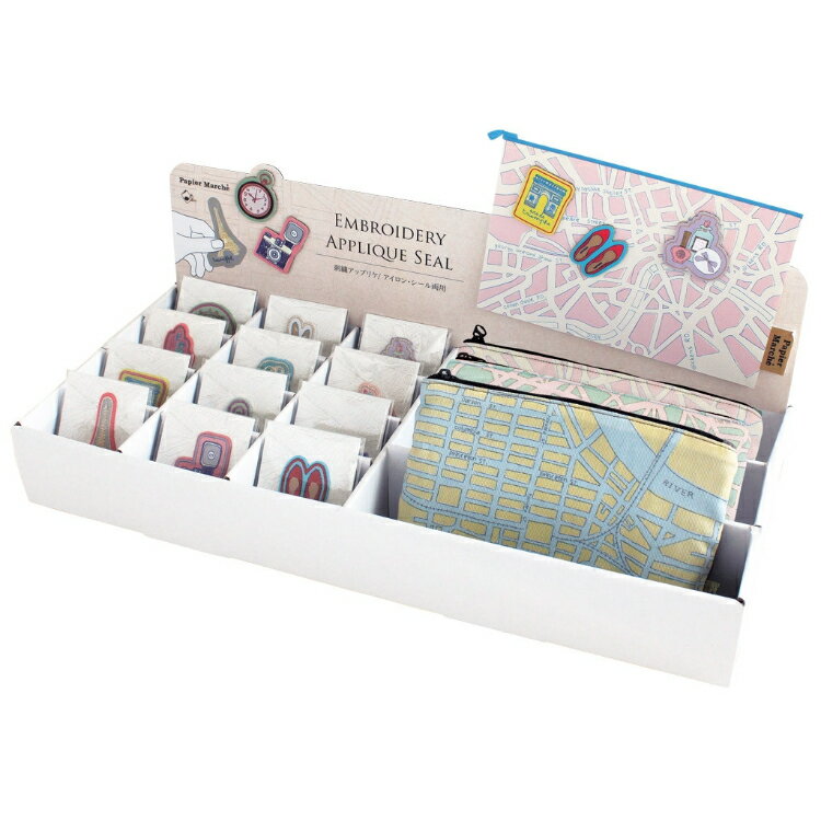 SPICE スパイス PAPIER MARCHE EMBROIDERY SEAL DISPLAY BOX 箱のみ PFBT4169-BOX | 日用 雑貨