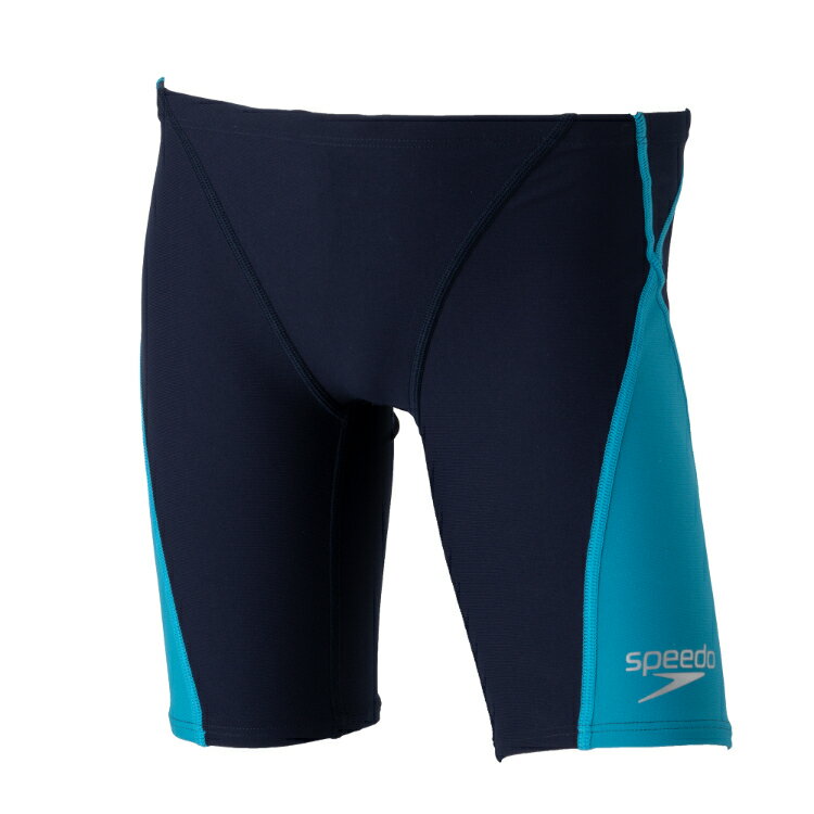 speedo スピード PUSH UP T-JAMMER ネイビー 140サイズ STB62301 NB | スポーツ 運動 スポーツ用品 水着 スイムウェア キッズ ジュニア ボーイズ ニースキン オールインワン トレーニング ジュニアスイマー 練習用 耐塩素性 4WAYストレッチ性 レッグ丈 ネイビー 140