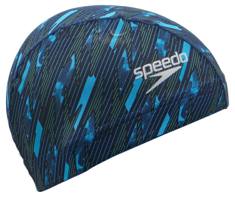 speedo スピード BOOM FLOW MESH CAP GRxBL M SE12403 GB | スピード ブーンジオメトリックメッシュキャップ 水泳 プール 大人用 メッシュキャップ スイムキャップ スイミングキャップ ユニセックス フィット感 快適 メッシュ 定番