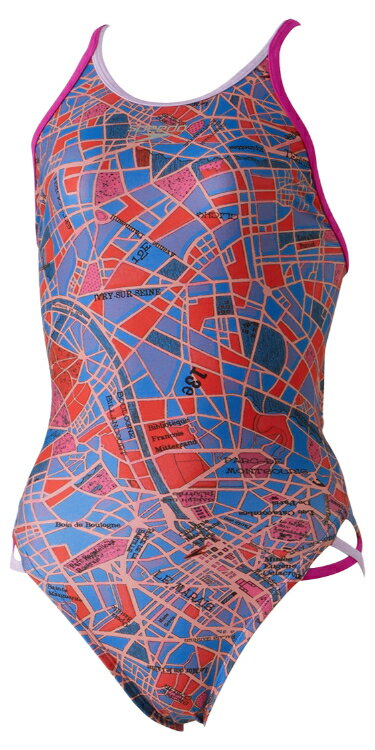 speedo スピード FP M X LEG T-SUITS BLxRE S STW02355 BR | スイムウェア レディーススーツ 耐塩素性 V字肩ストラップ 4WAYストレッチ 4分丈 裏地付き レディース 練習用 水泳 水着 プール ヨガ フィットネス トレーニング 快適 安心
