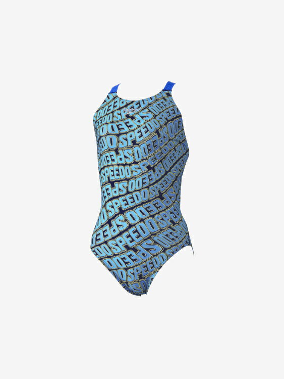 speedo スピード WAVE LOGO T-SUIT ブルー S STW02506 BL | スポーツウェア ウエア スポーツ 水泳 スイミング プール 水着 ノースリーブ スリーブレス ストレッチ性 伸縮性 オールインワン 練習着 アウトドア トレーニング レディース 女性