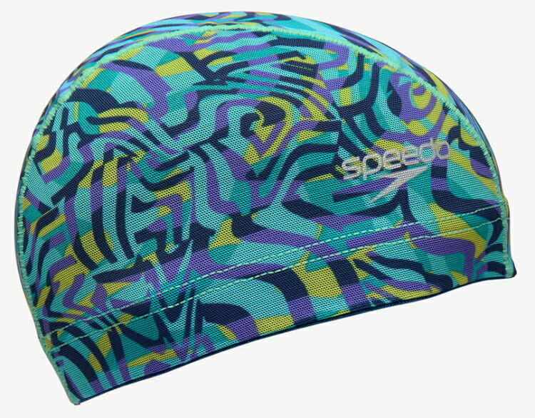 speedo スピード MAZES MESH C ターコイズ L SE12554 TQ | スイムウェア スイミングウェア 帽子 スイムキャップ スイミングキャップ 水泳帽 水泳キャップ 水泳 スイミング スイム プール フィット感 メッシュ素材 トレーニング 水泳用品