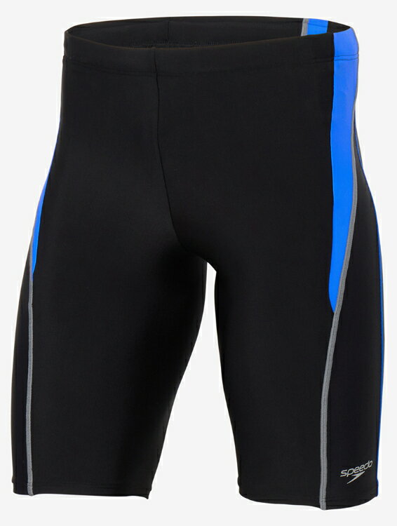 speedo スピード FEEL UP L-JAMMER ブラックxブルー L SF62560 KB | スイミングウェア スイムウェア 水着 メンズ ボトムス ハーフ丈 ストレッチ性 UVカット 紫外線対策 日焼け対策 フィットネス 水泳 スイミング スイム プール スポーツウェア