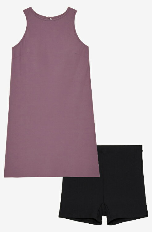 speedo スピード MINI ONE PIECE アサイー L SFW02531 AC | スイミングウェア スイムウェア 水着 レディース ワンピース UVカット 紫外線対策 日焼け対策 Aライン インナー ボトムス スポーツウェア フィットネス 水泳 スイミング プール