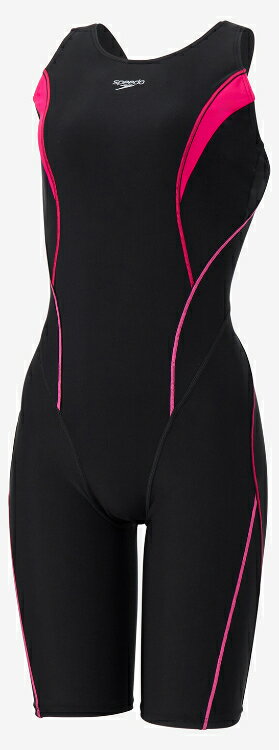 speedo スピード FEEL UP L-KNEESKIN ブラックxピンク L SFW12560 KP | スイミング...