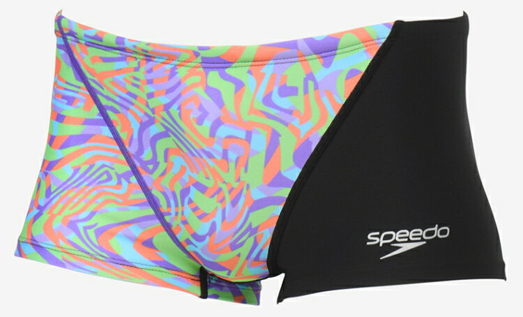 speedo スピード MAZES T-BOX マルチ L ST52552 MT | スイミングウェア スイムウェア 水泳ウェア 水着 メンズ ボトムス レッグ丈 ショート丈 裏地 ストレッチ性 スポーツウェア スポーツウエア 練習 トレーニング 水泳 スイミング プール