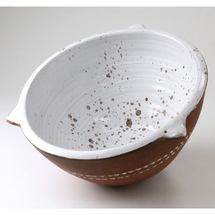 SPICE スパイス SPICE OF LIFE Wow クールアフリカン ブロークンライン ラウンドボウル ブラウン CPGH1280 | ガーデン ボウル ハイエンド インテリア アフリカンテイスト シンプル デザイン 器 2