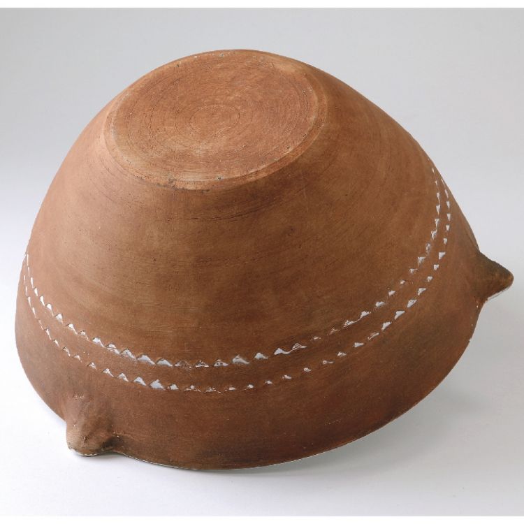 SPICE スパイス SPICE OF LIFE Wow クールアフリカン ブロークンライン ラウンドボウル ブラウン CPGH1280 | ガーデン ボウル ハイエンド インテリア アフリカンテイスト シンプル デザイン 器 3