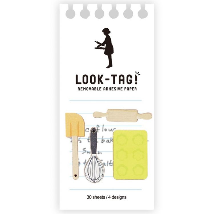 SPICE スパイス SPICE OF LIFE LOOK-TAG! デザイン付箋 パティシエ PFBS1050 | ふせん 日用 雑貨