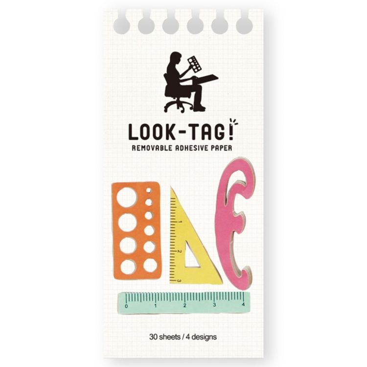 SPICE スパイス SPICE OF LIFE LOOK-TAG! デザイン付箋 ルーラー PFBS1070 | ふせん 日用 雑貨