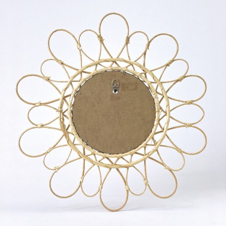 SPICE スパイス SPICE OF LIFE BOHO ウォールミラー ウィロウ エレーヌ QSDK1040 | ミラー 部屋 デコ フラワー型 壁掛け ラウンドミラー リビングルーム ナチュラルテイスト インテリア [2]