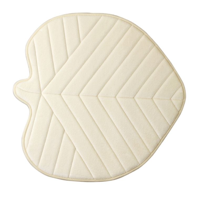 SPICE スパイス SPICE OF LIFE ソフト リーフマット ラウンドリーフ アイボリー SBLK2930IV | インテリ..