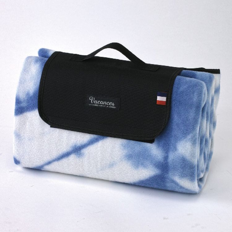 SPICE スパイス SPICE OF LIFE バカンス 折りたたみ ピクニックマット インディゴ SFVG1810A | レジャーシート インテリア カラフル マット 起毛 生地 ピクニック 軽量 コンパクト 便利 ビーチ ホームユース おしゃれ