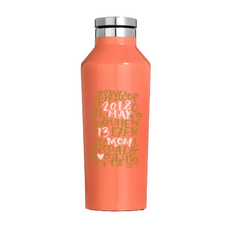 SPICE スパイス CORKCICLE THANKS MOM CANTEEN PEACH ECHO 9oz 2009GPE-MOM | 水筒 おしゃれ 大人 保冷 保温 ボトル シンプル デザイン スマート マイボトル スポーツ ステンレス製 すいとう レジャー お弁当 水分補給 ランチ プレゼント 日用 雑貨